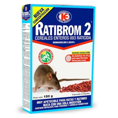 Ratibrom 2 cereales Raticida 150 g